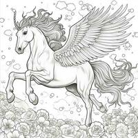 Pegasus Coloring Pages photo