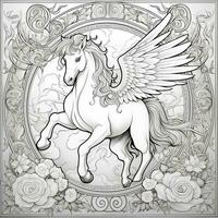 Pegasus Coloring Pages photo
