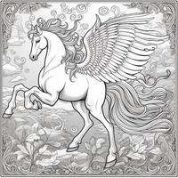 Pegasus Coloring Pages photo