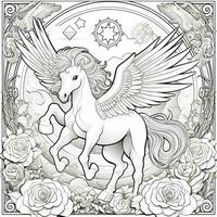 Pegasus Coloring Pages photo