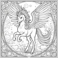 Pegasus Coloring Pages photo