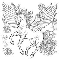 Pegasus Coloring Pages photo