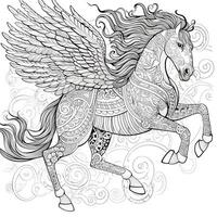 Pegasus Coloring Pages photo