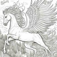 Pegasus Coloring Pages photo