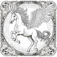 Pegasus Coloring Pages photo