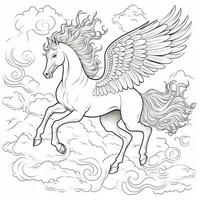 Pegasus Coloring Pages photo