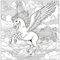 Pegasus Coloring Pages photo