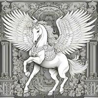 Pegasus Coloring Pages photo