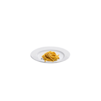 Isolated Spaghetti on White round food plate clipart, Spaghetti Platter, Dish plate, Spaghetti  on White Serving plate, Spaghetti on White Dinner Lunch plate, Spaghetti  on Meal plate clipart isolated png