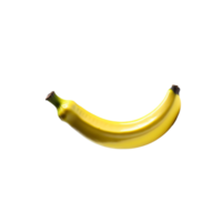 Isolated Fresh full single yellow banana Fruit clipart on transparent background,  full yellow banana Tropical banana fruit clipart , Refreshing Vitamin-rich full yellow banana,  Healthy banana fruit png