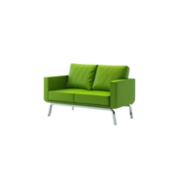 modern elegant olijf- groen sofa meubilair voor huis interieur decoratief, minimalistisch olijf- groen comfortabel kussens, huis interieur leven kamer minimalistisch kleding stof olijf- groen bankstel clip art png