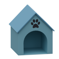 3d rendered dog's house perfect for pet shop design project png