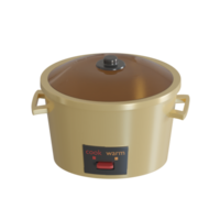 3d rendu la magie pot parfait pour cuisine conception projet png