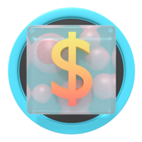 Earning balance button png