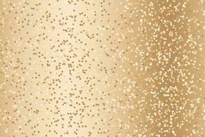 Seamless pattern with golden glitter, sequins. Applicable for wrapping paper, print. Background with shiny sparkles, particles. Repeatable texture. Celebration, festive, event. Generative AI. photo
