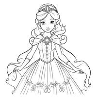 Princess Coloring Page photo