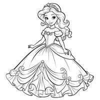 Princess Coloring Page photo