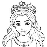 Princess Coloring Page photo