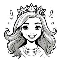 Princess Coloring Page photo