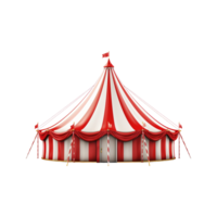 Zirkus groß oben Zelt ai generiert png