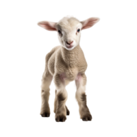 a young lamb ai generated png