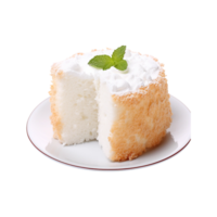 angle food cake ai generated png