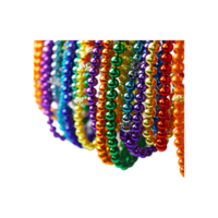 mardi gras kraal kettingen ai gegenereerd png