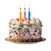 Birthday cake isolated png