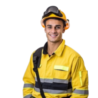 Man fire fighter png