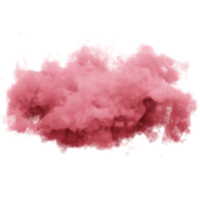 wolk realistisch roze 3d geven illustratie png