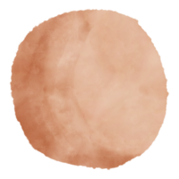 main peint aquarelle cercle forme png