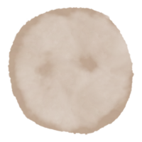 mano pintado acuarela circulo forma png