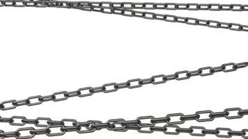 el metal cadena png imagen 3d representación