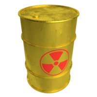 The radioactive tank for sci or nuclear concept 3d rendering png