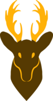 The deer graphic for graphic concept png