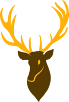 The deer graphic for graphic concept png