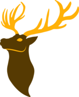 The deer graphic for graphic concept png