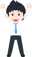 SD Business Man Isolated icons People Cartoon Character Flat illustration Png