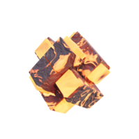 3d meteoriet lava rots abstract vorm png