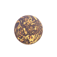 3d sfera lava roccia astratto forma png