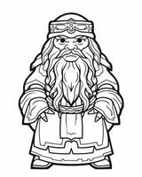 old man in robes vector