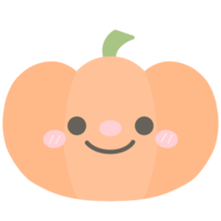 baby halloween pompoen png