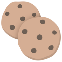 bolacha com pepitas de chocolate png