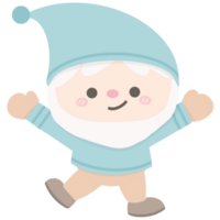 Cute happy gnome png