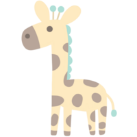 Cute giraffe character png