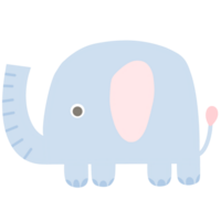 personagem elefante fofo png