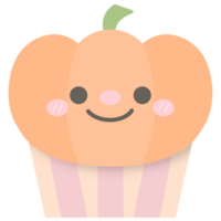 mignonne pastel Halloween petit gâteau png