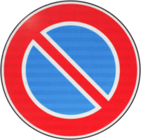 No estacionamiento firmar transparente png