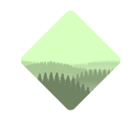 naturaleza icono sencillo diseño png