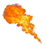 Meteorite or fireball. ball of fire. glowing magma sphere. large sphere of red energy. fantasy game spell icon. Generative AI. png